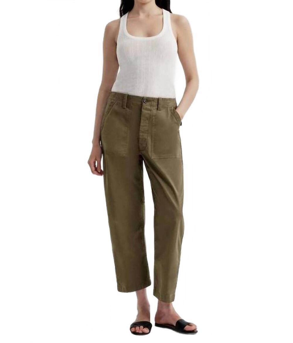 NEW A.L.C. brayden cotton twill pants in olive